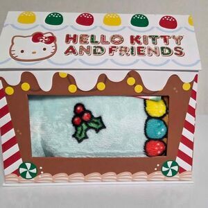 Hello kitty holiday throw in gift box
